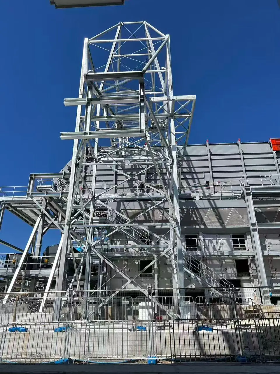 Project Burgundy — Laminex Panel Plant — structural steel supplied and erected by Steelpac for Fletcher Wood Products.