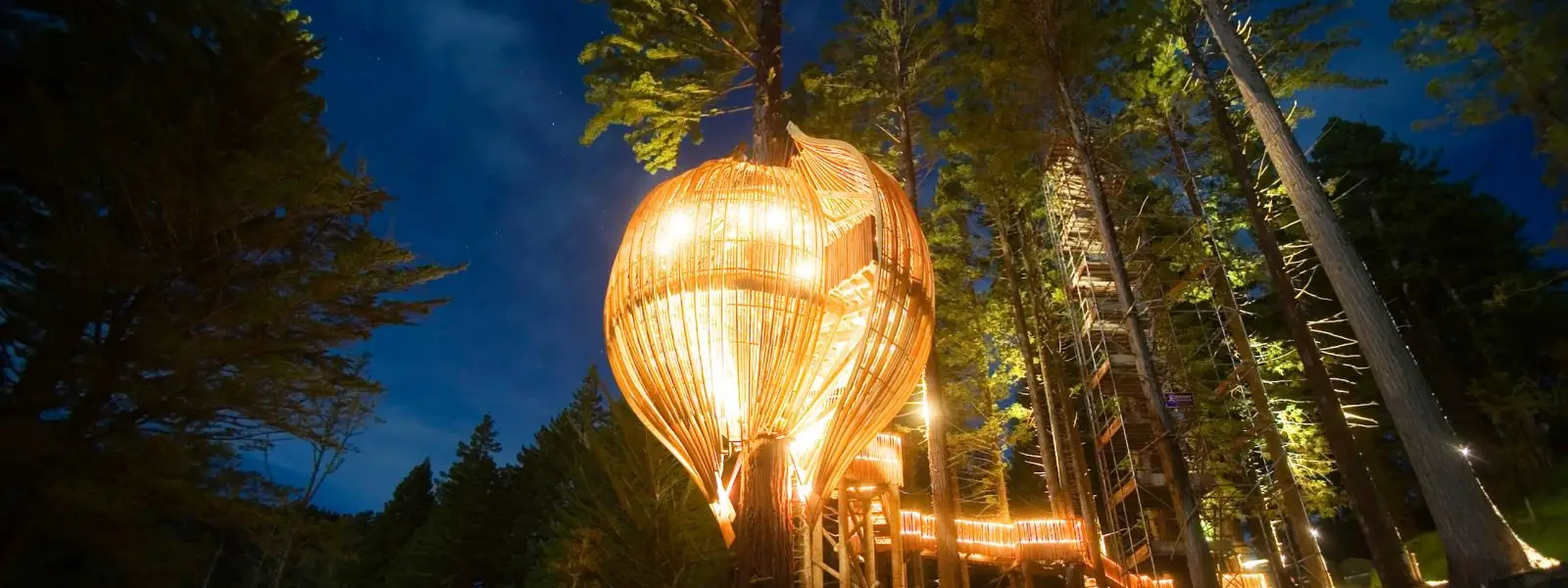 Yellow Treehouse — structural steel supplied and erected by Steelpac for NZ Strong.