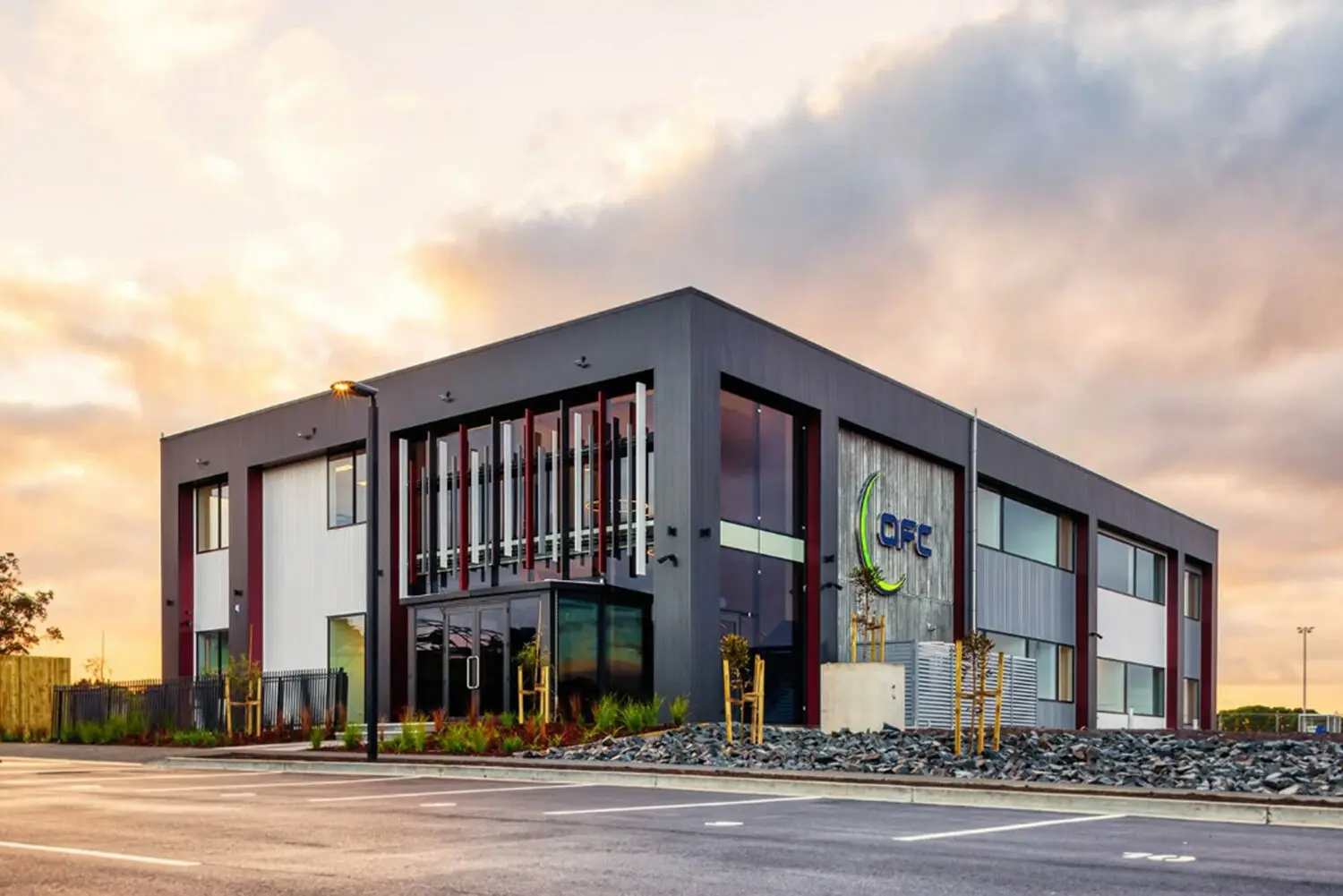 Oceania Football Confederation — structural steel supplied and erected by Steelpac for Southbase.