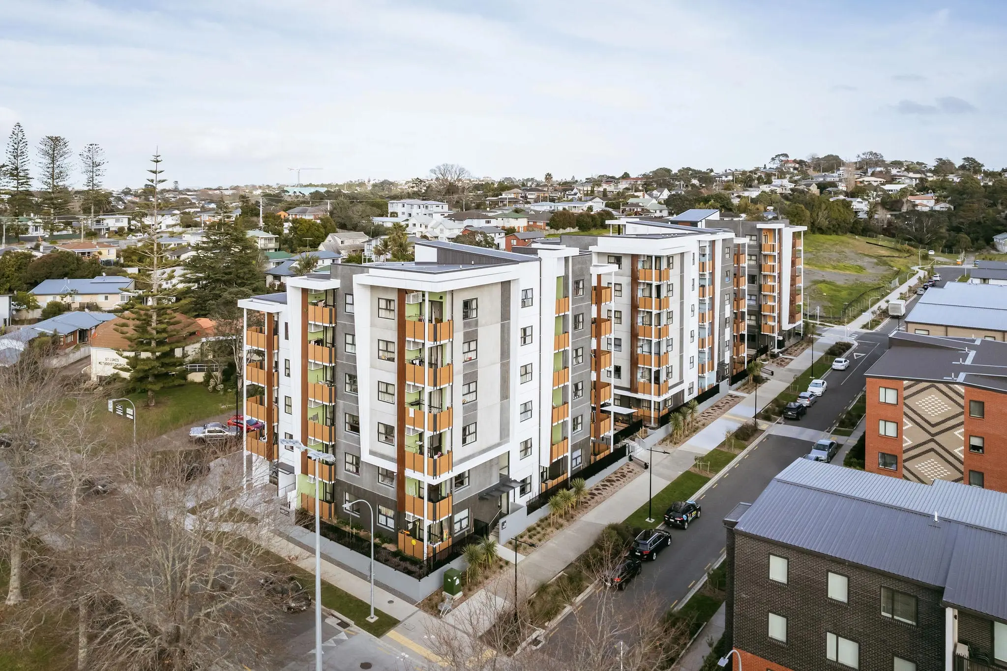 Northcote N9 & N10 Apartment — structural steel supplied and erected by Steelpac for Form Building & Developments.