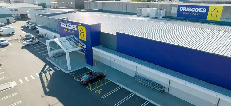 Briscoes Morningside — structural steel supplied and erected by Steelpac for Watts & Hughes.